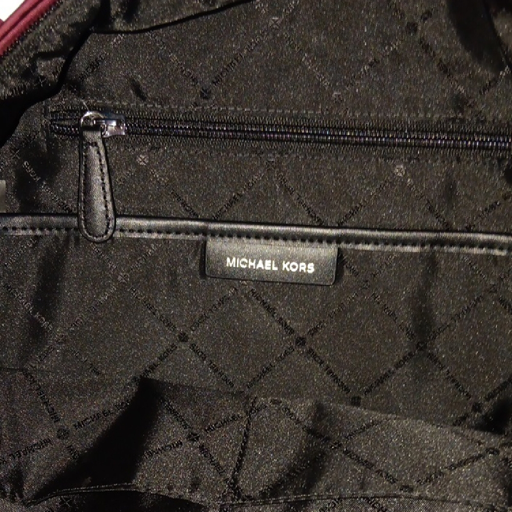 Michael Kors Maroon Backpack - image 2